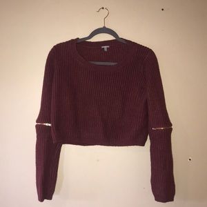 Cropped sweater